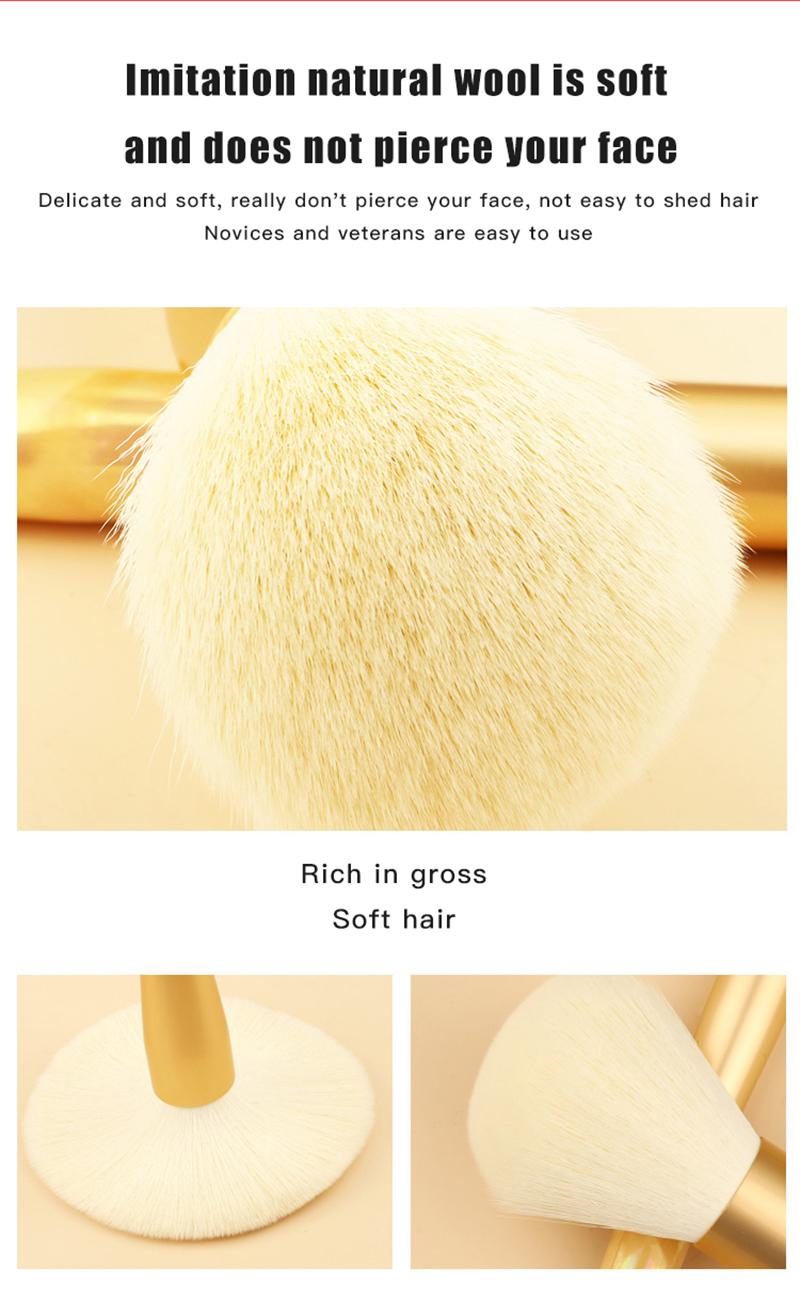 Makeup Brushes 10 PCS/Set Soft Hair Brush Beauty Tools Eye Shadow Eyebrow Blush Foundation Even Cosmetics Kits