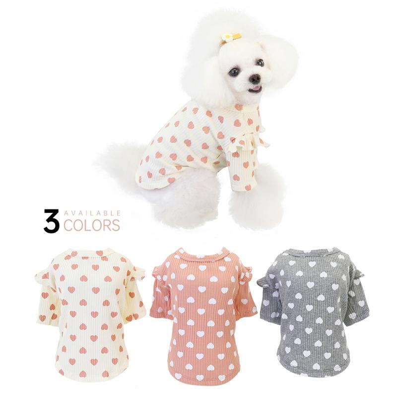 Cotton Pet Clothes Warm Hoodies Tshirt Heart Pattern O-neck Lace Short Sleeve Sweater Sweatshirt For Small Dogs Dog Apparel
Cotton Pet Clothes Warm Hoodies Tshirt Heart Pattern O-neck Lace Short Sleeve Sweater Sweatshirt For Small Dogs Dog Apparel
