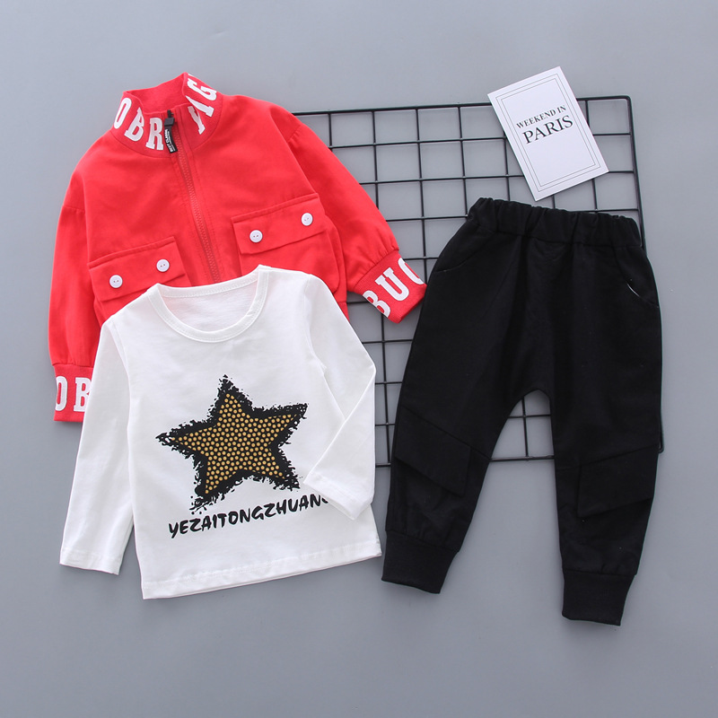 Children Cotton Clothes Baby Boys Printed T Shirts Coat Pants 3Pcs/sets Infant Kids Fashion Toddler Tracksuits LJ200831 162 Z2, Yz wujiaoxing fbeige
Children Cotton Clothes Baby Boys Printed T Shirts Coat Pants 3Pcs/sets Infant Kids Fashion Toddler Tracksuits LJ200831 162 Z2, Yz wujiaoxing fbeige