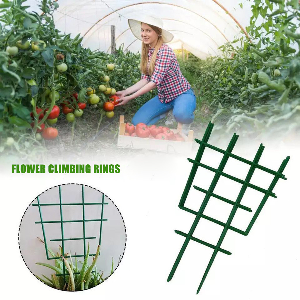 Plastic mini overlay garden plant support adjustable ring plant basket tree fixed plant climbing diy