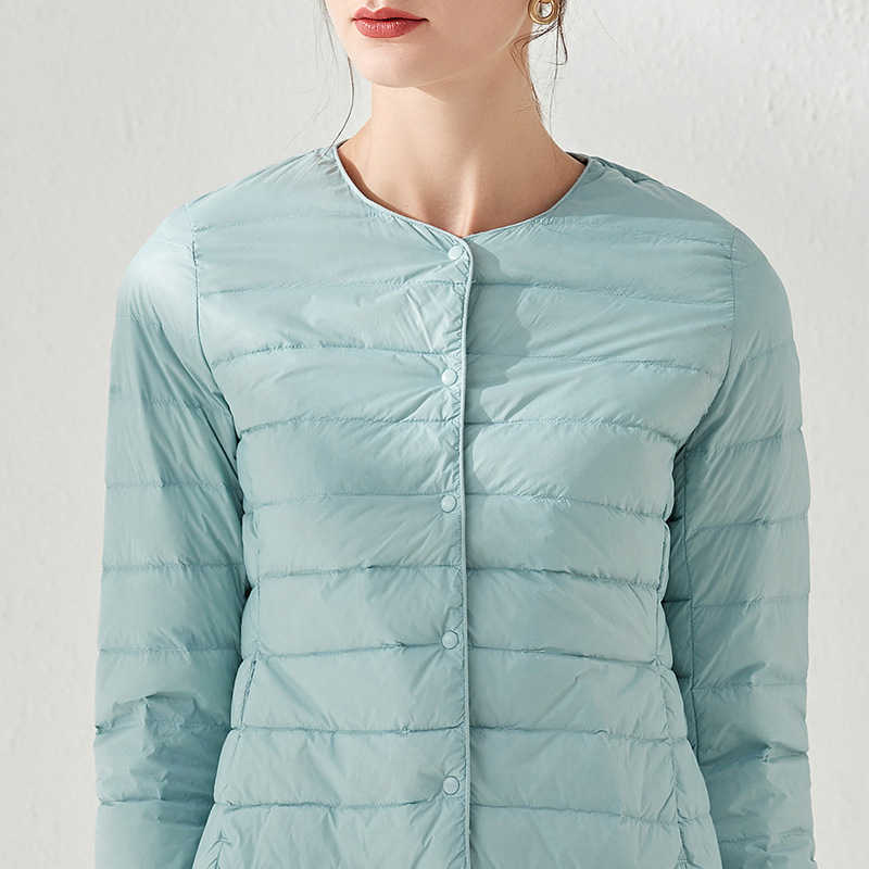Bang Matt Fabric Lightweight Coat Ultra Light Duck Down Women Warm Female Windbreaker Parka Women's Jackets Plus Coats 211018