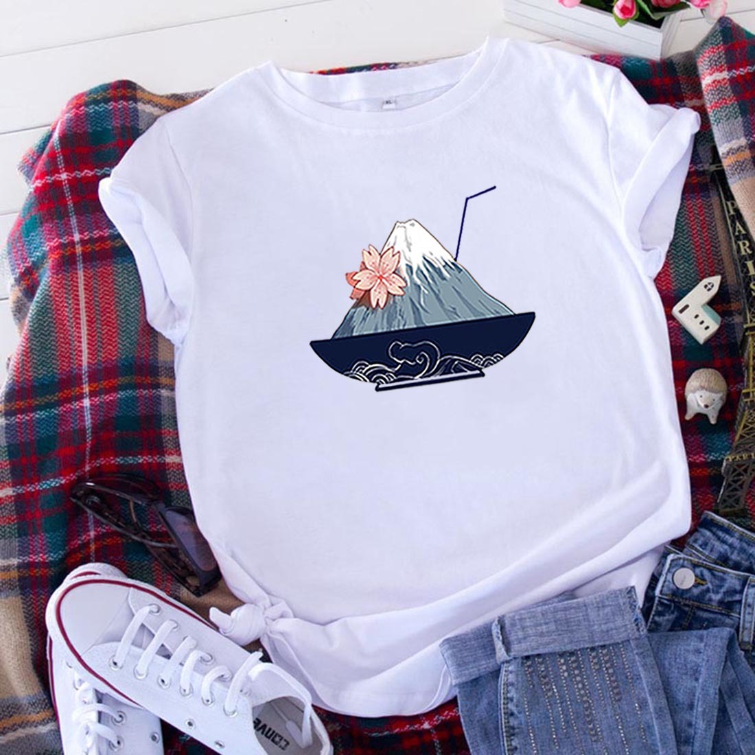 Fashion T Shirts Women Japan Mount Fuji Drink Casual Tshirts Women O-neck Short Sleeve Camiseta Mujer Loose Tee Shirt Femme 210522, Sollid
Fashion T Shirts Women Japan Mount Fuji Drink Casual Tshirts Women O-neck Short Sleeve Camiseta Mujer Loose Tee Shirt Femme 210522, Sollid