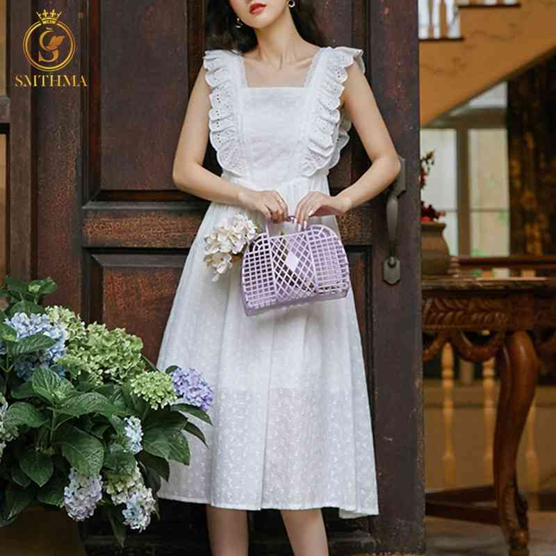 Elegant Solid Color Hollow Out Summer Dress For Women Sleeveless High Waist Ruffle Dresses Female Womens Clothing 210520, Photo color
Elegant Solid Color Hollow Out Summer Dress For Women Sleeveless High Waist Ruffle Dresses Female Womens Clothing 210520, Photo color