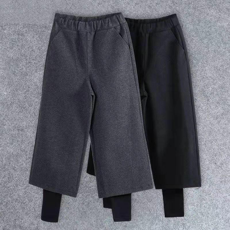 Women' Pants & Capris Women Autumn Winter Thick Woolen Wide Leg Female Korean High Elastic Waist Ladies Casual Loose Straight Trousers C63, Black
Women' Pants & Capris Women Autumn Winter Thick Woolen Wide Leg Female Korean High Elastic Waist Ladies Casual Loose Straight Trousers C63, Black