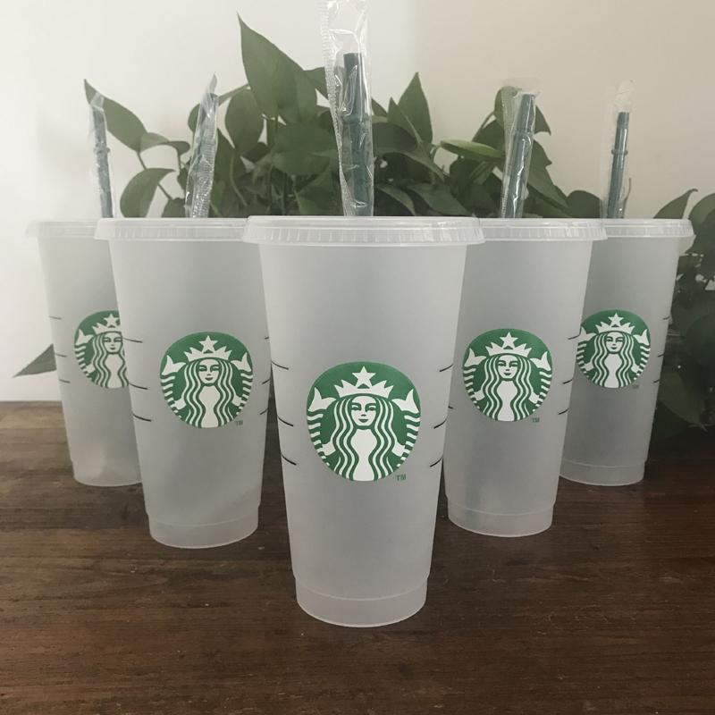 Starbucks Mugs 16OZ Plastic Tumbler 24OZ Reusable Clear Drinking Flat Bottom Cold Cup Pillar Shape Lid Straw Mug ECO Friendly
Starbucks Mugs 16OZ Plastic Tumbler 24OZ Reusable Clear Drinking Flat Bottom Cold Cup Pillar Shape Lid Straw Mug ECO Friendly