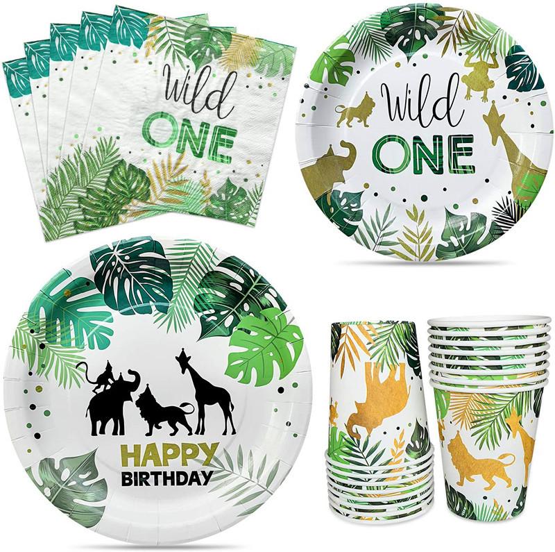 Birthday Wild One Party Tableware Set Safari Decoration Kids Plate Cups Animal Jungle Zoo Baby Shower Decor Supplies Disposable Dinnerware
Birthday Wild One Party Tableware Set Safari Decoration Kids Plate Cups Animal Jungle Zoo Baby Shower Decor Supplies Disposable Dinnerware