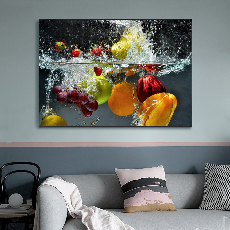 Canvas Painting Wall Art Fresh Fruit and Vegetables Kitchen Posters and Prints Wall Picture for Kitchen Room Home Decoration