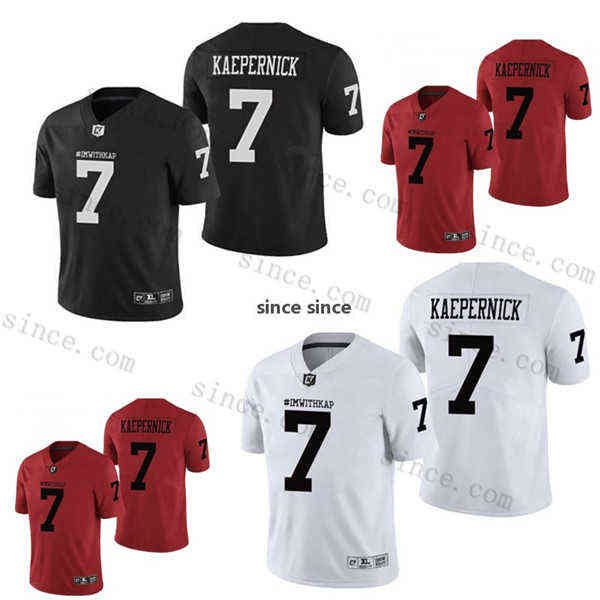 2020 NCAA IMWITHKAP Red 7 COLIN KAEPERNICK JERSEY I M WITH KAP Mens Women Youth Football Jerseys Black White Custom Any Name Number
2020 NCAA IMWITHKAP Red 7 COLIN KAEPERNICK JERSEY I M WITH KAP Mens Women Youth Football Jerseys Black White Custom Any Name Number