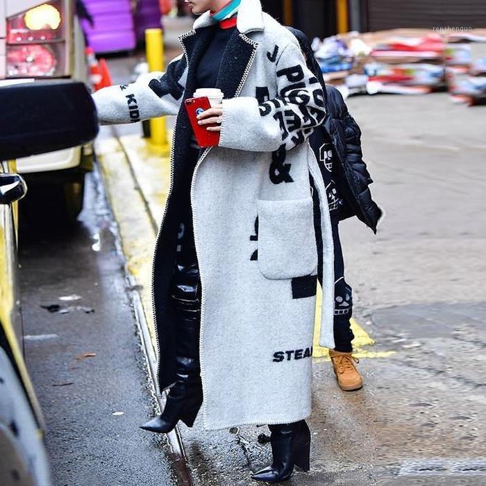 Women's Wool & Blends Autumn Winter Retro Turn-Collar Long Sleeve Female Overcoat Casual Office Lady Oversize Cardigan Fashion Print Women C
Women's Wool & Blends Autumn Winter Retro Turn-Collar Long Sleeve Female Overcoat Casual Office Lady Oversize Cardigan Fashion Print Women C