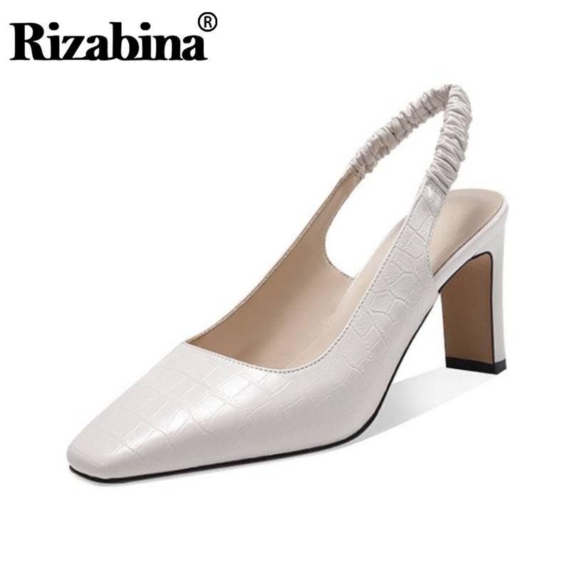 RizaBina Arrival Women Pumps Shoes Fashion Thick High Heels Real Leather Modern Square Toe Footwear Size 33-39 Dress, Black
RizaBina Arrival Women Pumps Shoes Fashion Thick High Heels Real Leather Modern Square Toe Footwear Size 33-39 Dress, Black