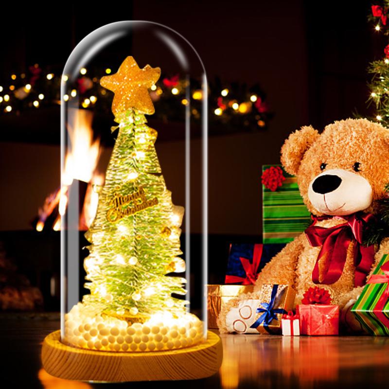 Christmas Decorations Luminous Tree Galaxy Eternal Artificial Flowers Glass Cover Dome Wedding Decor Creative Valentine's Day Mother's Gift
Christmas Decorations Luminous Tree Galaxy Eternal Artificial Flowers Glass Cover Dome Wedding Decor Creative Valentine's Day Mother's Gift