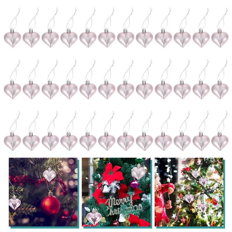 Party Decoration 36pcs Heart-shape Balls Valentine's Day Decors Xmas Hanging Pendants
Party Decoration 36pcs Heart-shape Balls Valentine's Day Decors Xmas Hanging Pendants