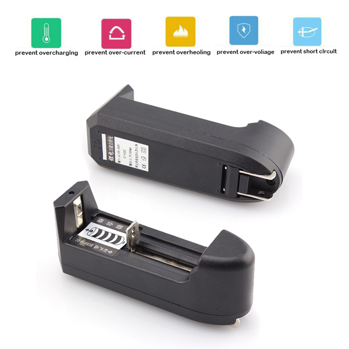 Wholesale Universal Smart Lion Battery Charger fits 18650/26650/16340/14500/10440 Batt for Flashlight Lamp Laser