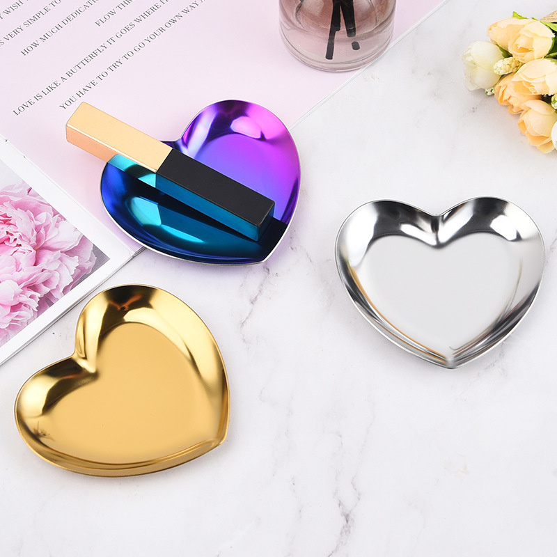 Heart Shape Plate Jewelry Display Tray Wholesale Wedding Plates Necklace Tray