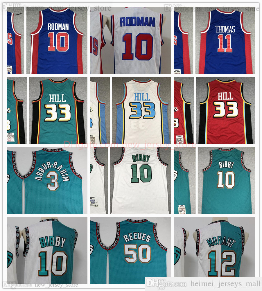 Retro Baskeball 10 Mike 3 Shareef Bibby Abdur Rahim Jersey Stitched 50 Reeves 33 Grant Dennis Hill Rodman Jerseys White Green Red M&N Vintage, As the picture
Retro Baskeball 10 Mike 3 Shareef Bibby Abdur Rahim Jersey Stitched 50 Reeves 33 Grant Dennis Hill Rodman Jerseys White Green Red M&N Vintage, As the picture