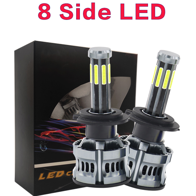 8 Side LED 200W Car Canbus Headlight H4 COB Chip 20000LM H7 H1 H3 H8 H11 9005 HB3 9006 Auto Fog Light
8 Side LED 200W Car Canbus Headlight H4 COB Chip 20000LM H7 H1 H3 H8 H11 9005 HB3 9006 Auto Fog Light