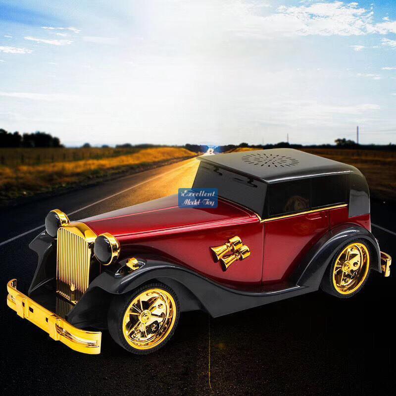 Retro Vintage Car Model Wireless Bluetooth Speaker, Dual Speaker Woofer& Tweeter, FM Radio, TF Card and U-Disk Interface, Christmas Boy Gift, Home-Decoration, 2-1
Retro Vintage Car Model Wireless Bluetooth Speaker, Dual Speaker Woofer& Tweeter, FM Radio, TF Card and U-Disk Interface, Christmas Boy Gift, Home-Decoration, 2-1