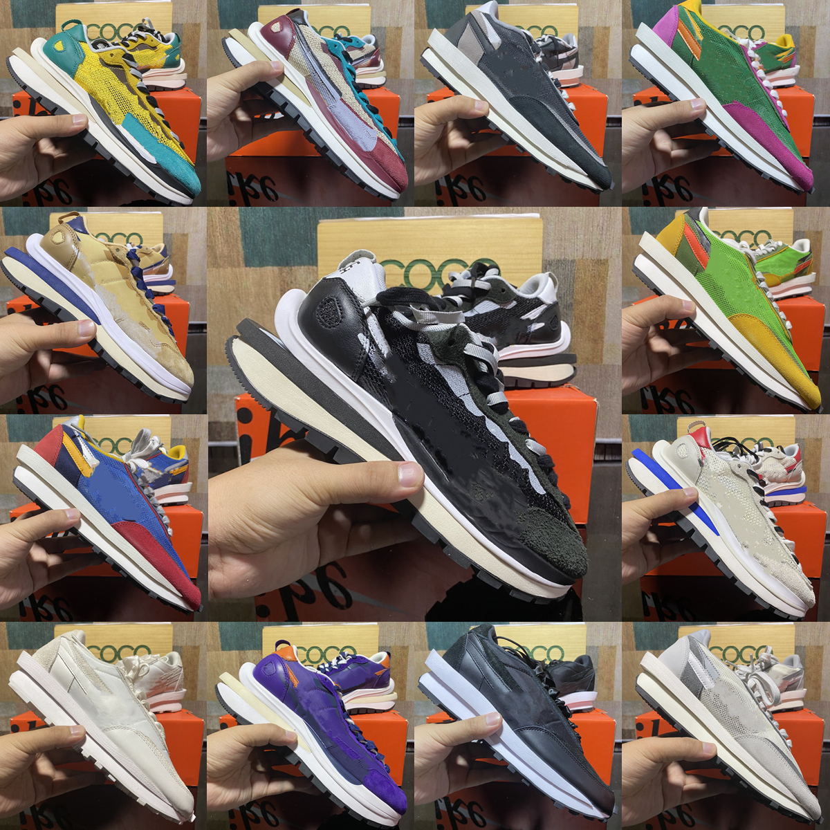 Top Quality Nylon LDV Waffle Men Women Sacais Casual Shoes Black White Grey Mens Breathe Outdoor Flat Heightening Trainer, Box
Top Quality Nylon LDV Waffle Men Women Sacais Casual Shoes Black White Grey Mens Breathe Outdoor Flat Heightening Trainer, Box