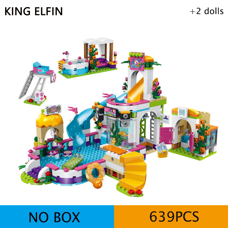 Swimming pool model JG319 girl's good friend Xinhu City summer swimming pool small particle assembled building block toys gift X0503
Swimming pool model JG319 girl's good friend Xinhu City summer swimming pool small particle assembled building block toys gift X0503