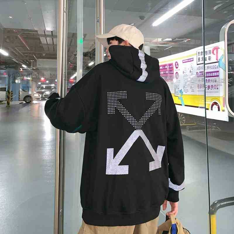 trendy hip hop Hooded Sweater men's fattening oversize loose chic lazy coat spring and Autumn, Black
trendy hip hop Hooded Sweater men's fattening oversize loose chic lazy coat spring and Autumn, Black