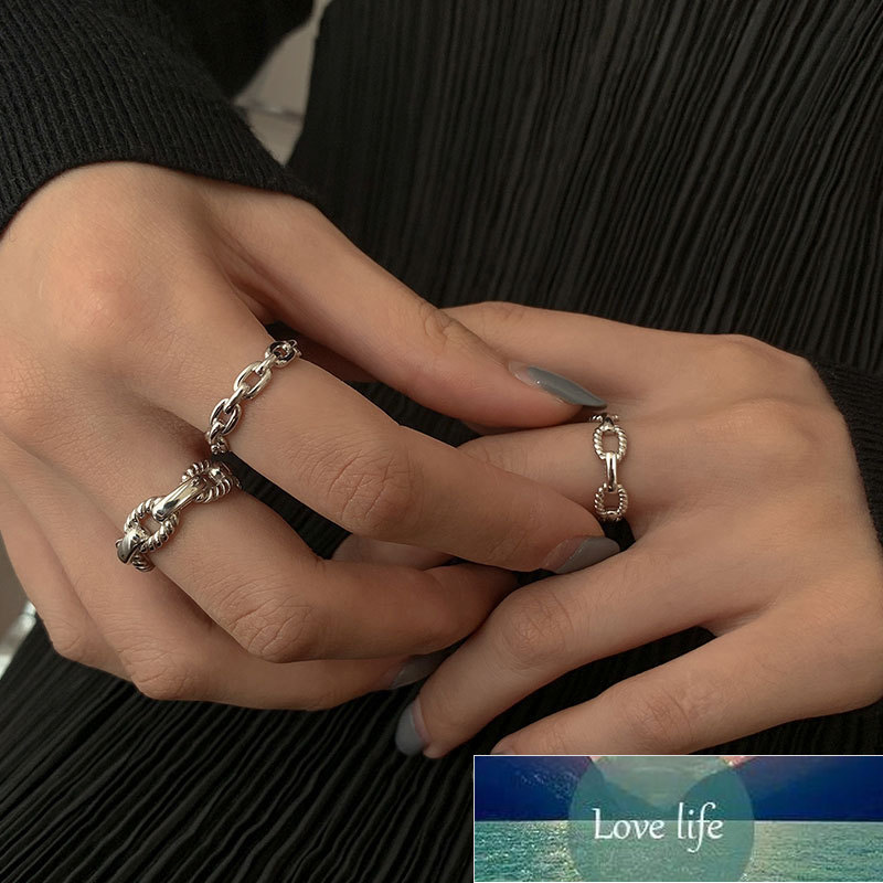 925 Sterling Silver Lock Chain Rings For Women Men Simple Adjustable Ring Jewelry Gift
925 Sterling Silver Lock Chain Rings For Women Men Simple Adjustable Ring Jewelry Gift