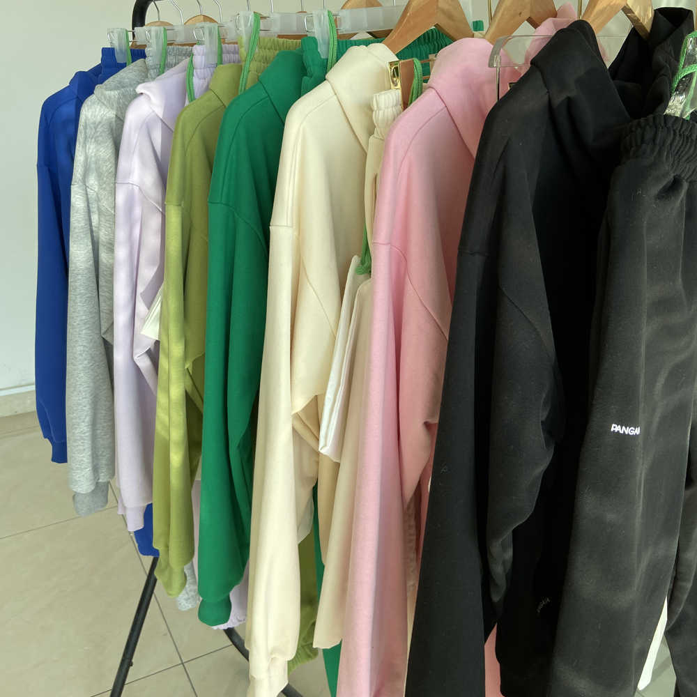 Lightweight Hoodies Track Pant Two Piece Tracksuits Female Sets Hooded Sweatshirts Sweatpants Spring Sweatsuits Casual 210816