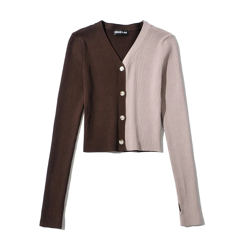 Nomikuma Spring New Cropped Cardigan Korean Long Sleeve V-neck Knitwear Coat Sexy Slim High Waist Short Crop Sweater 6G586 210427