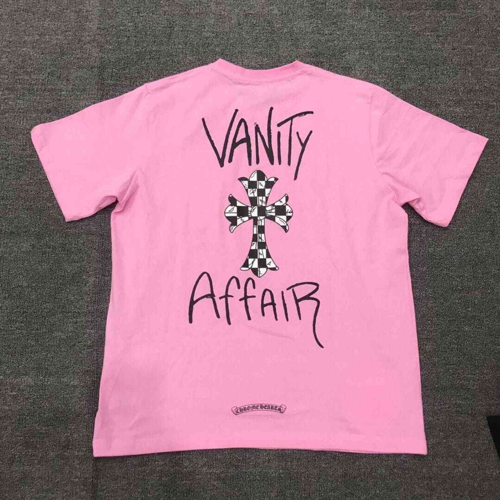 Hearts/Chrome ch Chao brand crosin print graffiti Pink Cross Sanskrit short sleeve t-shirt men and women's base tee shirt H8MP, White;black
Hearts/Chrome ch Chao brand crosin print graffiti Pink Cross Sanskrit short sleeve t-shirt men and women's base tee shirt H8MP, White;black
