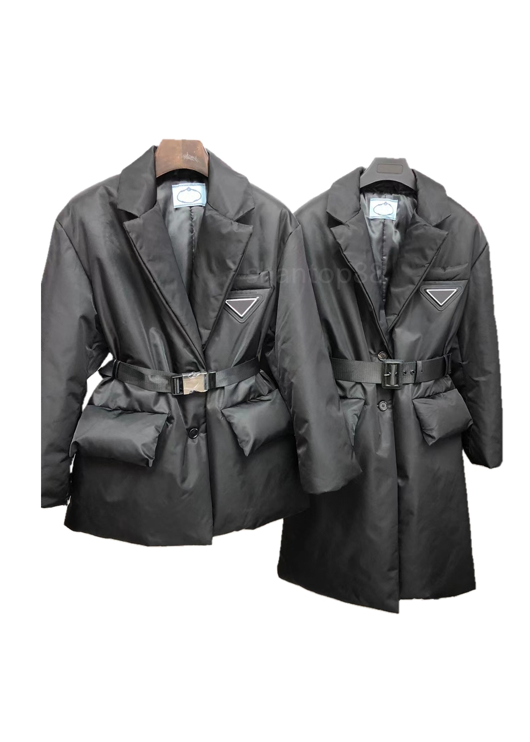 Designer Prad Down Parkas Parkaswinter Dn suit wind lapel big pocket down jacket budget belt Et thick warmth SML, Bag
Designer Prad Down Parkas Parkaswinter Dn suit wind lapel big pocket down jacket budget belt Et thick warmth SML, Bag