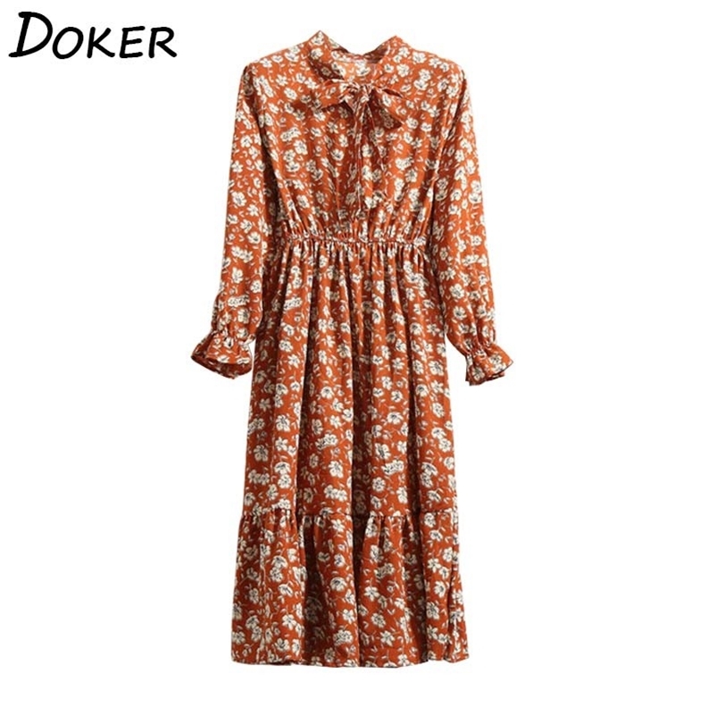 Chiffon Floral Midi Dres Fashion Bow Neck Long Sleeve Plus Size Casual Boho Beach Elegant Ladies Party Dresses Vestidos 210604, Ts-8010 a-7
Chiffon Floral Midi Dres Fashion Bow Neck Long Sleeve Plus Size Casual Boho Beach Elegant Ladies Party Dresses Vestidos 210604, Ts-8010 a-7