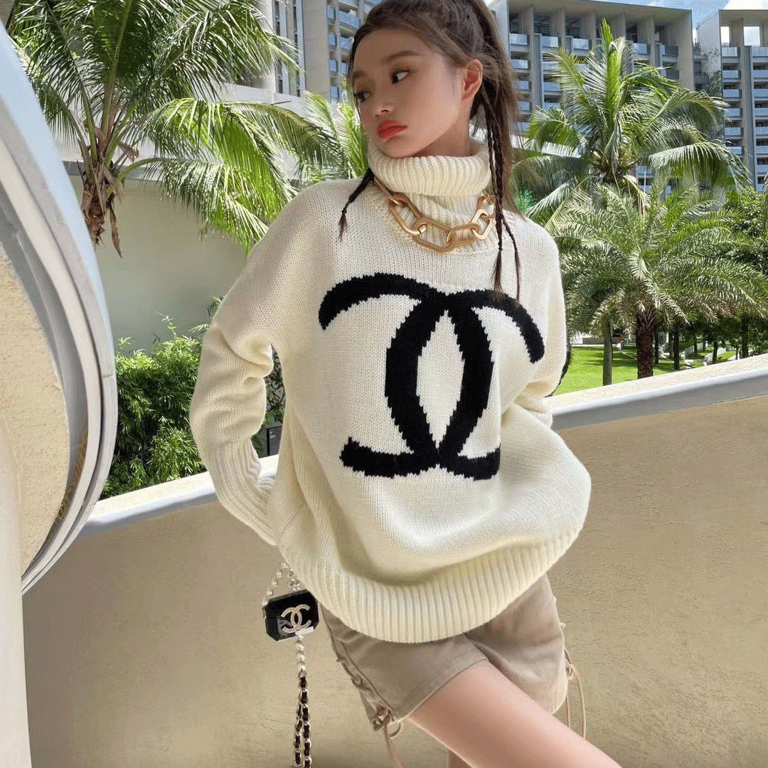 2021 pullover women's sweaters fashion style in autumn/winter loose and comfortable sweater for women, White;black
2021 pullover women's sweaters fashion style in autumn/winter loose and comfortable sweater for women, White;black