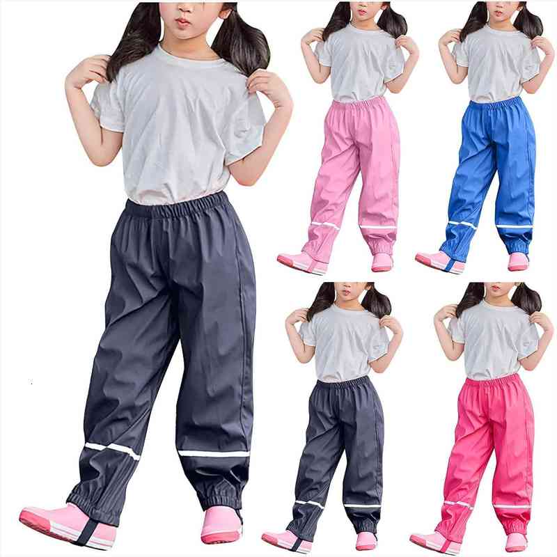 children thin waterproof rain pants snow boys girls trousres sport kids raincoats outdoor toddler playsuits leggins clothes, Blue
children thin waterproof rain pants snow boys girls trousres sport kids raincoats outdoor toddler playsuits leggins clothes, Blue