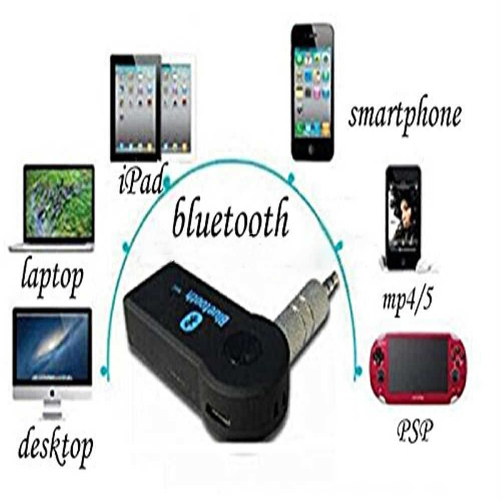 Handfree Wireless 3.5mm Aux Audio Car Bluetooth Edup v 3.0 Fm Transmitter Stereo Music Receiver A2dp Multimedia Receiver Adapter Car Car