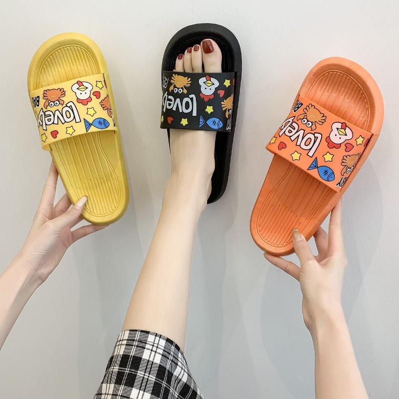 Flat Bottom Ladies Slippers 2021 Summer Style Printing Fashion EVA Light Cute Comfortable, Black
Flat Bottom Ladies Slippers 2021 Summer Style Printing Fashion EVA Light Cute Comfortable, Black