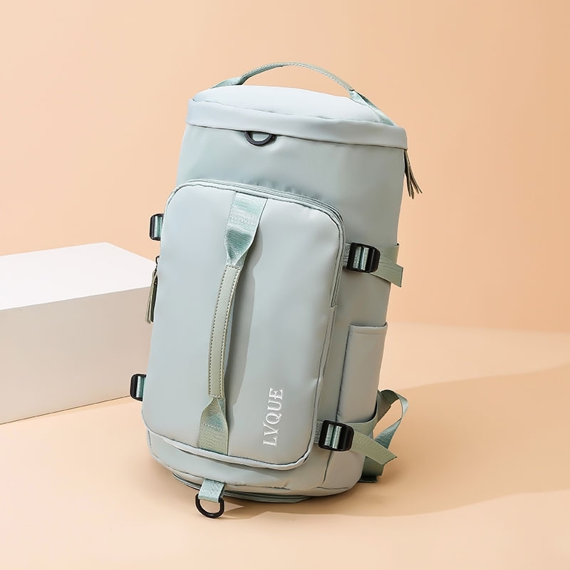 Travel women's 2021 new single messenger dry wet separation multifunctional double shoulder Korean fitness bag, Sky blue 
Travel women's 2021 new single messenger dry wet separation multifunctional double shoulder Korean fitness bag, Sky blue