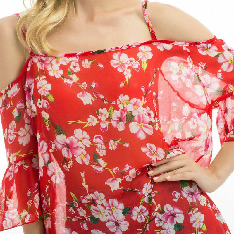 Sarongs Women Floral Print Tassels Splice Blouse Chiffon Shirt Bikini Cover Up Swimwear Beach Dress, Blue;gray
Sarongs Women Floral Print Tassels Splice Blouse Chiffon Shirt Bikini Cover Up Swimwear Beach Dress, Blue;gray