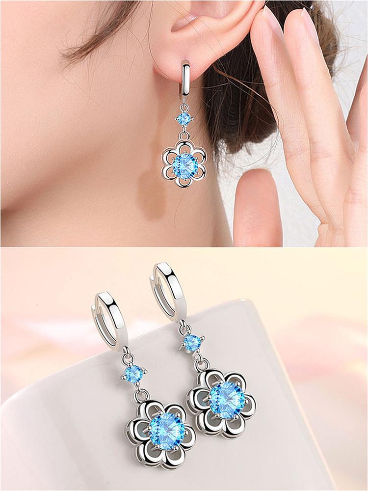 Dangle & Chandelier Flowers Sea Blue Crystal Topaz Diamonds Gemstones Drop Earrings For Women 18k White Gold Silver Color Jewelry Trendy Bri
Dangle & Chandelier Flowers Sea Blue Crystal Topaz Diamonds Gemstones Drop Earrings For Women 18k White Gold Silver Color Jewelry Trendy Bri