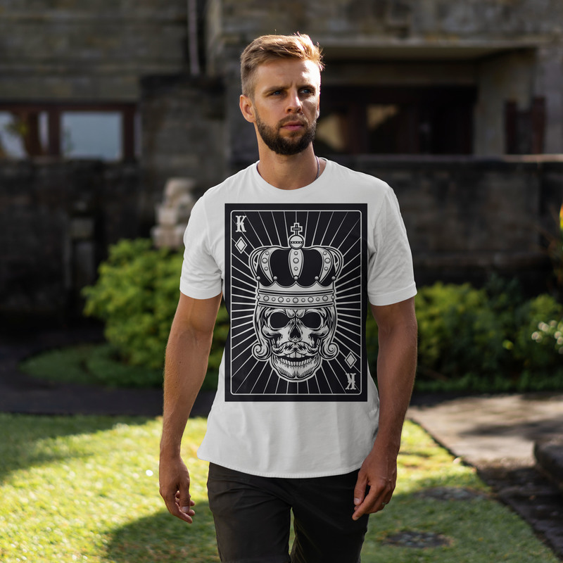 Skeleton King 3D printed T-shirt unique fashion, beautiful, breathable and comfortable daily party travel visual impact gothic style men, White;black
Skeleton King 3D printed T-shirt unique fashion, beautiful, breathable and comfortable daily party travel visual impact gothic style men, White;black
