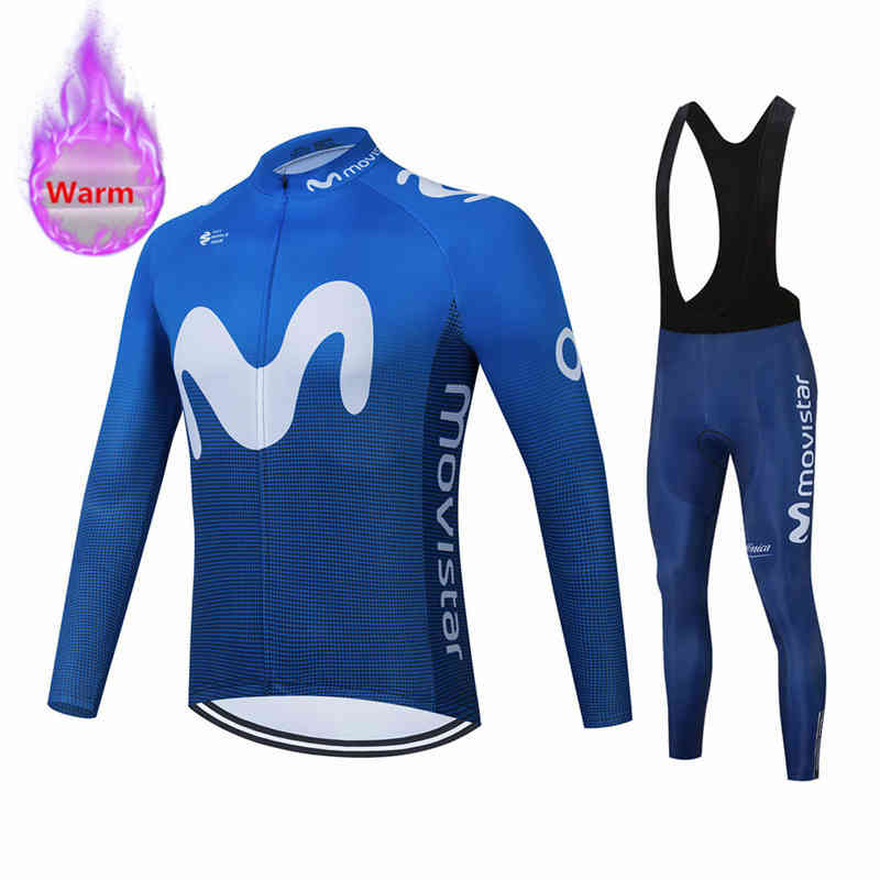 Winter Cycling Clothes Movistar Long Sleeve Clothing Riding Jersey Set Thermal Fleece Maillot Ciclismo Invierno Keep Warm X0503, Jersey 20
Winter Cycling Clothes Movistar Long Sleeve Clothing Riding Jersey Set Thermal Fleece Maillot Ciclismo Invierno Keep Warm X0503, Jersey 20