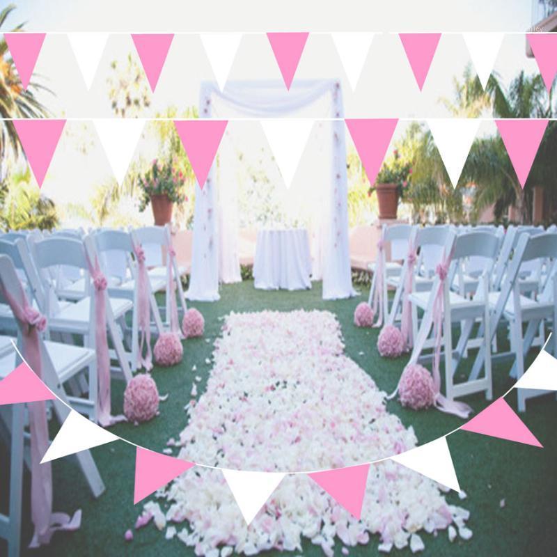 Party Decoration 8M Pink White Bunting Fabric Pennants Wedding Activities Publicity Site Layout Banners Baby Birthday Garland
Party Decoration 8M Pink White Bunting Fabric Pennants Wedding Activities Publicity Site Layout Banners Baby Birthday Garland