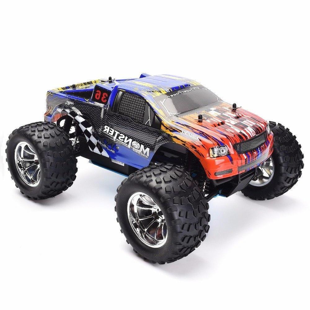 1:10 Scale Two Speed Off Road Monster Truck Nitro Gas Power 4wd Remote Control Car High Speed Hobby Racing RC Vehicle
1:10 Scale Two Speed Off Road Monster Truck Nitro Gas Power 4wd Remote Control Car High Speed Hobby Racing RC Vehicle