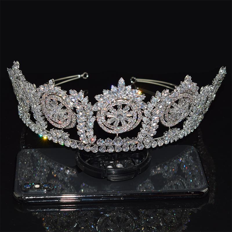 Hair Clips & Barrettes Luxurious Crowns Zircon European Wedding Accessories Bride Crown Dress Tiaras, Golden;silver
Hair Clips & Barrettes Luxurious Crowns Zircon European Wedding Accessories Bride Crown Dress Tiaras, Golden;silver