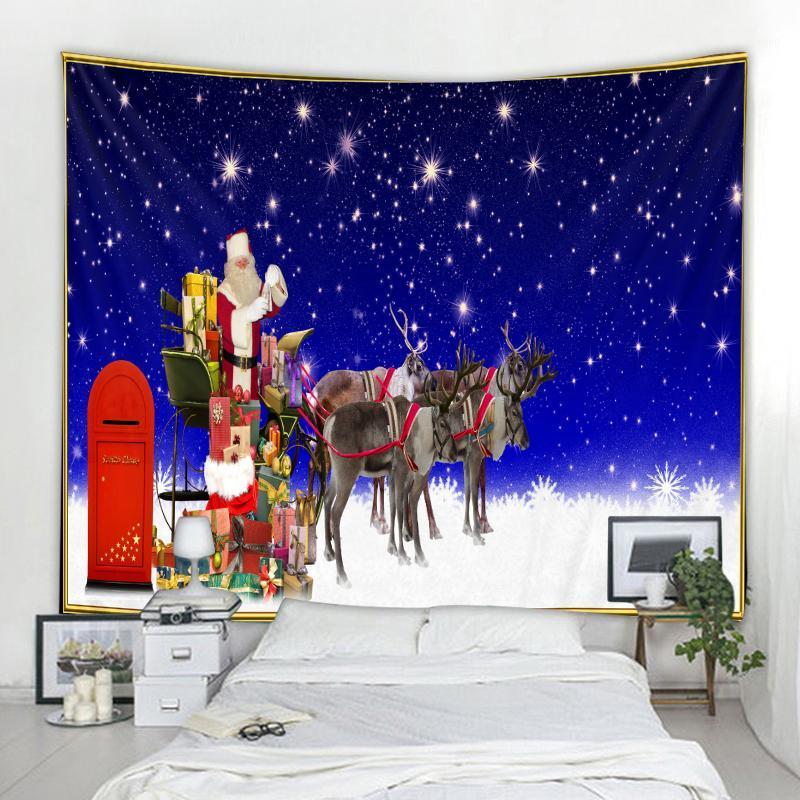 Tapestries Christmas Tapestry Santa Claus Elk Delivery Gifts Wall Hanging Holiday Decoration Household Items Big Blanke
Tapestries Christmas Tapestry Santa Claus Elk Delivery Gifts Wall Hanging Holiday Decoration Household Items Big Blanke