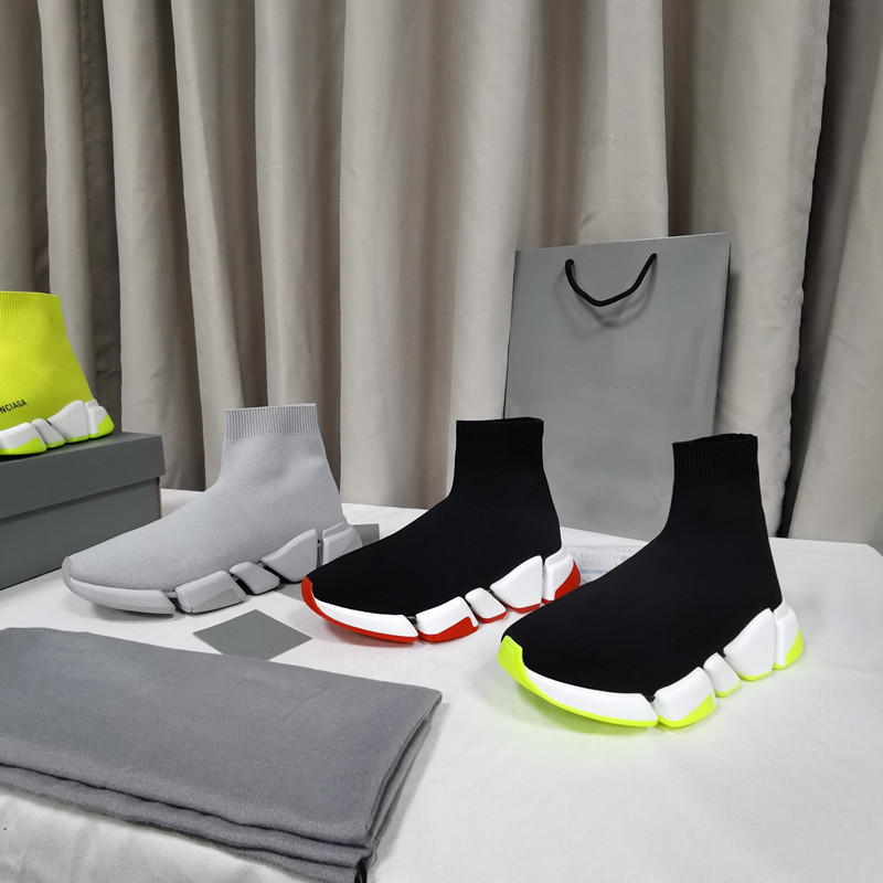 2021 Hot Selling Original Paris Knit Socks shoe Women Men casual Sock 2.0 Walking Shoes triple Black White royal beige Red Speed Lace Sports
2021 Hot Selling Original Paris Knit Socks shoe Women Men casual Sock 2.0 Walking Shoes triple Black White royal beige Red Speed Lace Sports