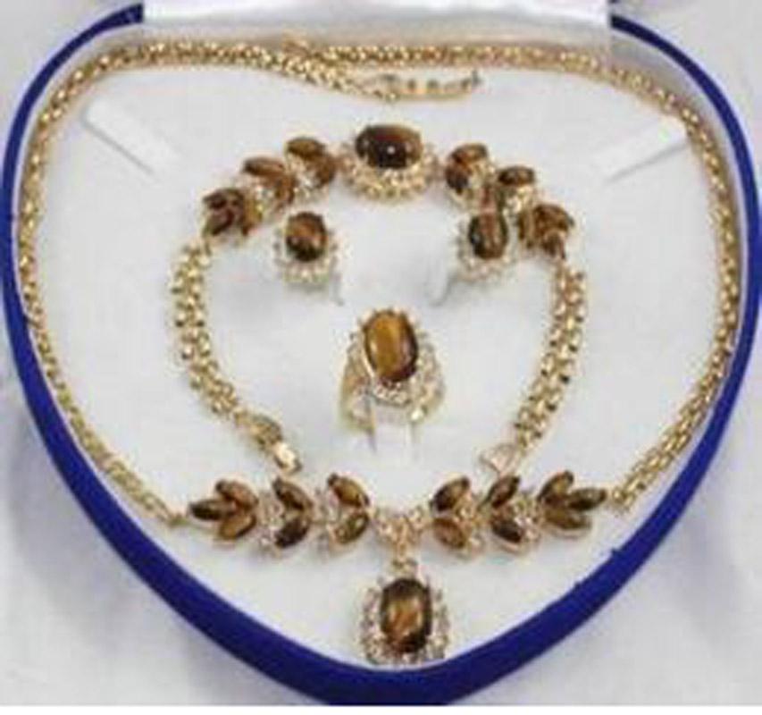 Earrings & Necklace Bridal Fashion Jewellery "Women 's Bracelet Earring Ring Set More Color 154775, As pic
Earrings & Necklace Bridal Fashion Jewellery "Women 's Bracelet Earring Ring Set More Color 154775, As pic
