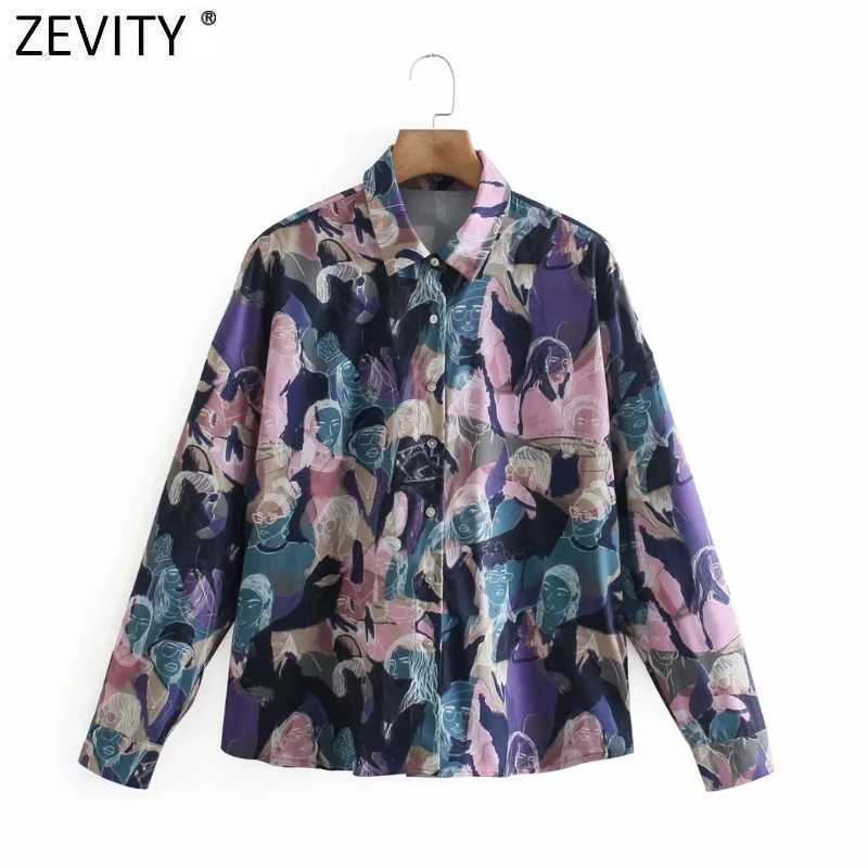 Zevity Women Vintage Abstract Picture Print Smock Blouse Female Long Sleeve Single Breasted Shirts Chic Blusas Tops LS9298 210603, As pic ls9298ld
Zevity Women Vintage Abstract Picture Print Smock Blouse Female Long Sleeve Single Breasted Shirts Chic Blusas Tops LS9298 210603, As pic ls9298ld