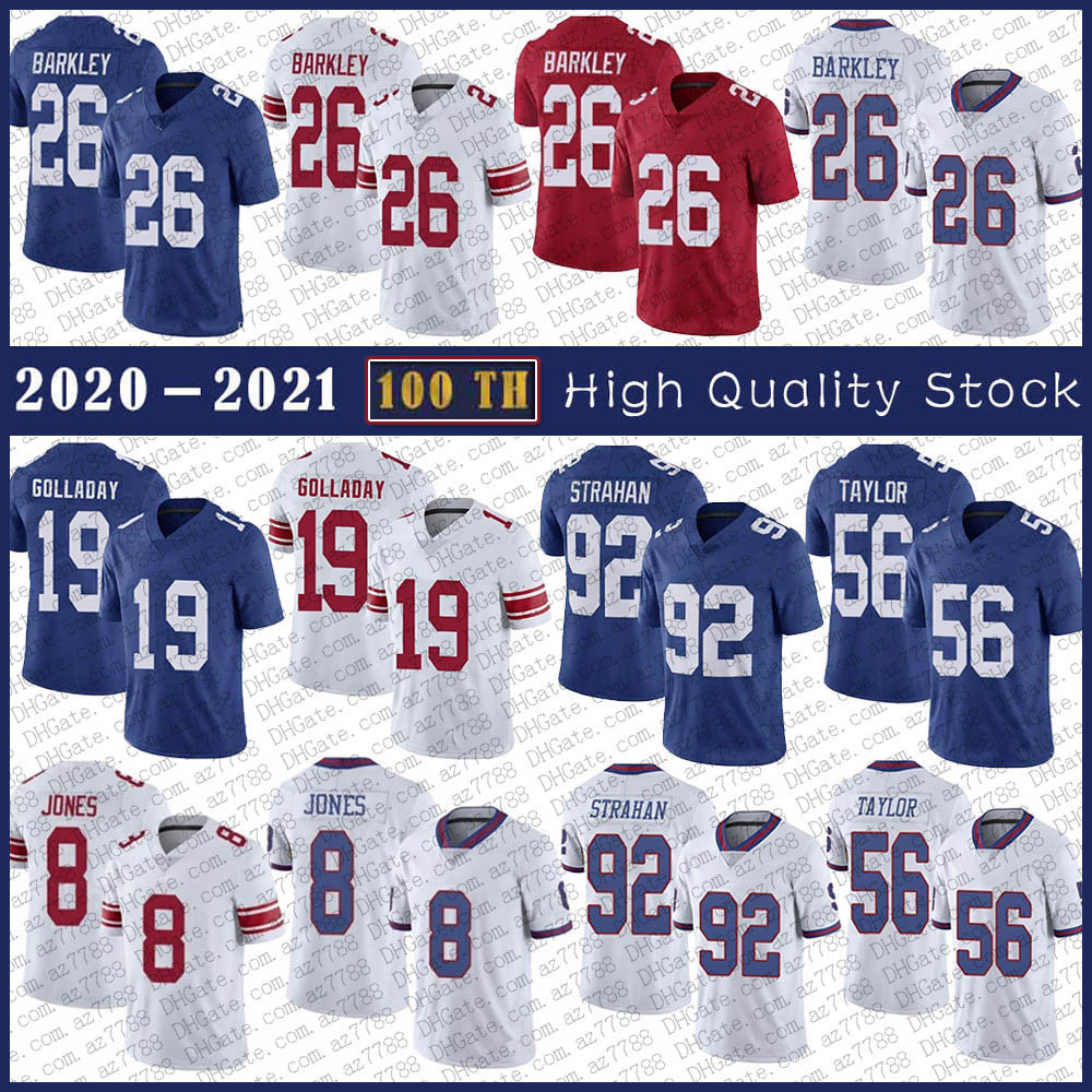 19 Kenny Golladay Football jersey 26 Saquon Barkley 8 Daniel Jones 87 Sterling Shepard 10 Eli Manning 56 Lawrence Taylor 92 Michael Strahan Stitched jerseys, Shown
19 Kenny Golladay Football jersey 26 Saquon Barkley 8 Daniel Jones 87 Sterling Shepard 10 Eli Manning 56 Lawrence Taylor 92 Michael Strahan Stitched jerseys, Shown