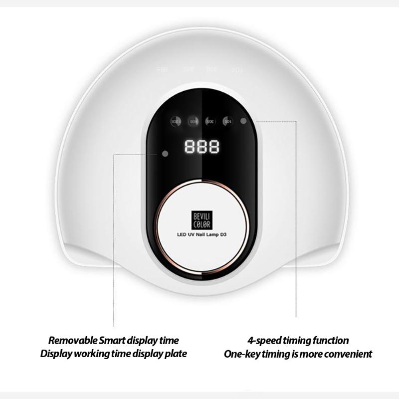 Nail Dryers Professional 130W Dryer Powerful UV LED Lamp Manicure Apparatus Potherapy Quick-drying Gel