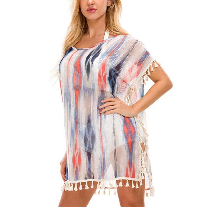 Sarongs Women Cover Ups 2021 Summer See-through Sexy Print Loose Bikini Sarong Dress Beach Bathing Biquinis Femme Holiday, Blue;gray
Sarongs Women Cover Ups 2021 Summer See-through Sexy Print Loose Bikini Sarong Dress Beach Bathing Biquinis Femme Holiday, Blue;gray