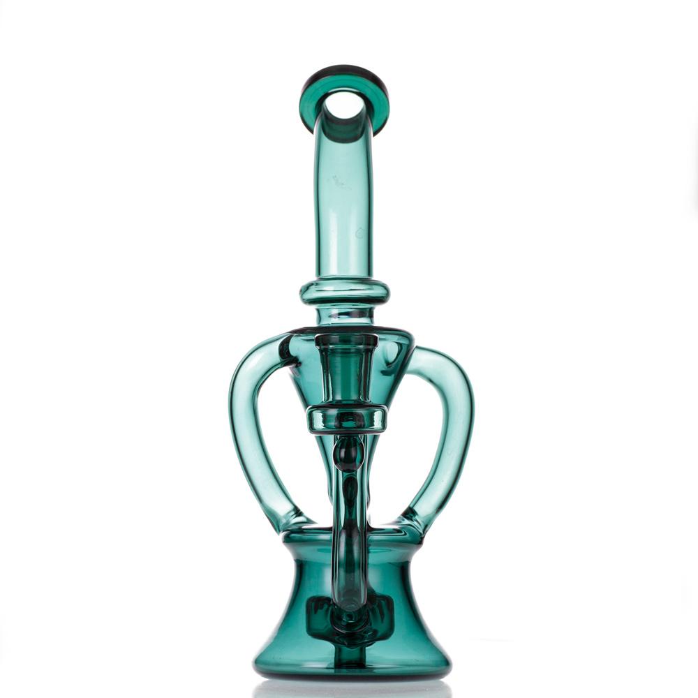 Wholesale Hookahs Bong Recycler Dab Rig Water Pipes Teal Color 9 Inch 14mm Joint With Quartz Banger
Wholesale Hookahs Bong Recycler Dab Rig Water Pipes Teal Color 9 Inch 14mm Joint With Quartz Banger
